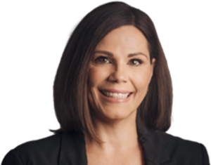 Alison Orth in formal attire.